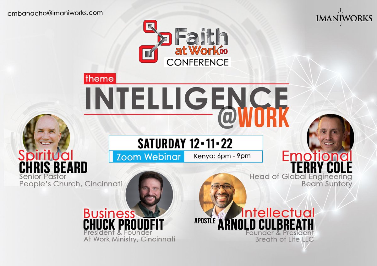 CaroImaniWorks's tweet image. We are glad to announce our 5th Annual FAW(k) conference is here! 

First come first served, our target is 50 delegates and 
official registration is now open. Click the link below 👇 it&apos;s 🆓

docs.google.com/forms/d/1HbO2m… 

#IntelligenceAtWork
#MarketPlace
#FAWk