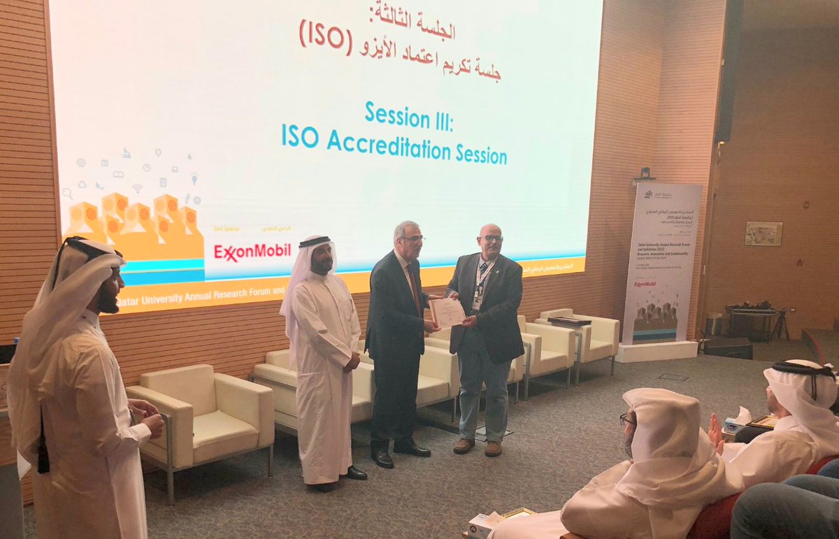 CluQatar's tweet photo. الشكر والتقدير للأستاذ الدكتورة/ مريم العلي المعاضيد نائب رئيس جامعة قطر للبحث والدراسات العليا علي دعمها المتواصل لوحدة المختبرات المركزية ��على عرض إنجازات الوحدة ضمن العرض التقديمي السنوي " لمحة عامة حول أنشطة البحث والدراسات العليا". https://t.co/D8hBULep5s