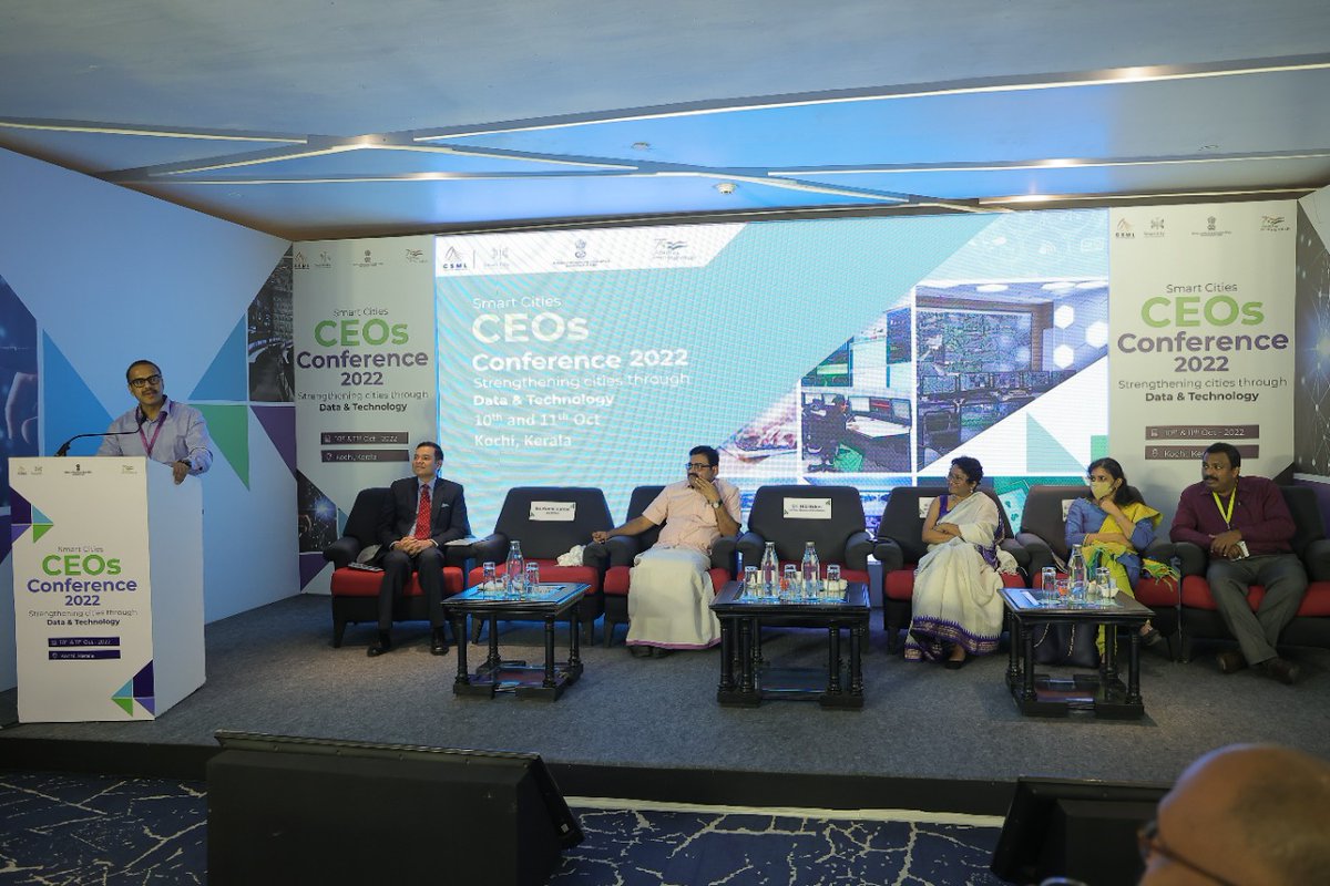 SmartCities_HUA's tweet photo. Joint Secretary, MoHUA, Mr. Kunal Kumar set the context for the CEO conference by putting out the foundational blocks for effectively driving the agenda of ICCCs in city management. Self-reliance, problem-solving approach &amp; collaboration were some of the aspects emphasized. https://t.co/ml8QJbYTm8