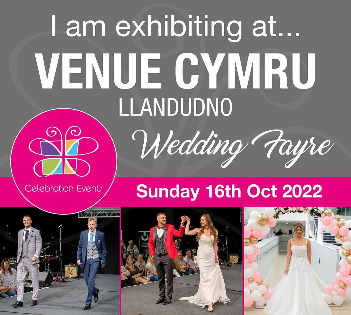 This Sunday - see us there! @CelebrationEv #NorthWalesWedding #NorthWalesWeddings #WeddingsNorthWales #WeddingNorthWales #NorthWalesSocial #nwaleshour #northwales #NorthWalesTweets #GogleddCymru #northwalesintagram #venuecymruweddingfayre