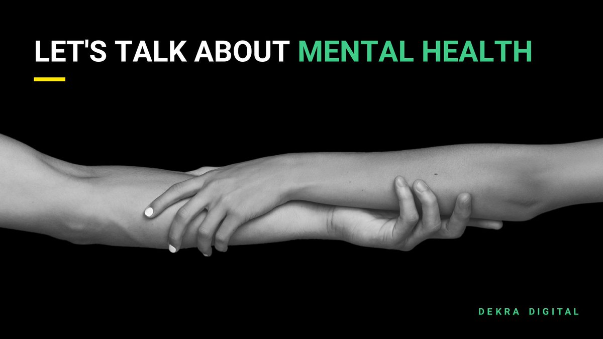 Today is the official #WorldMentalHealthDay.
For DEKRA DIGITAL, safety is part of our DNA. So naturally, our team’s health is particularly close to our hearts, too. Read now, how mental health is fostered and lived at DEKRA DIGITAL. 
➡️ lnkd.in/e4fi2cGh