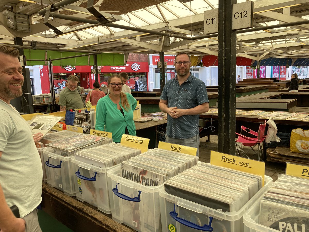 Leicester city centre Record Fair returns this weekend: Sunday, 16.10.22.  Open: 9am-2pm.  (LE1 5GG).  20+ dealers selling vinyl records, CDs &amp; other music related stuff.  We will be buying &amp; selling vinyl all day.