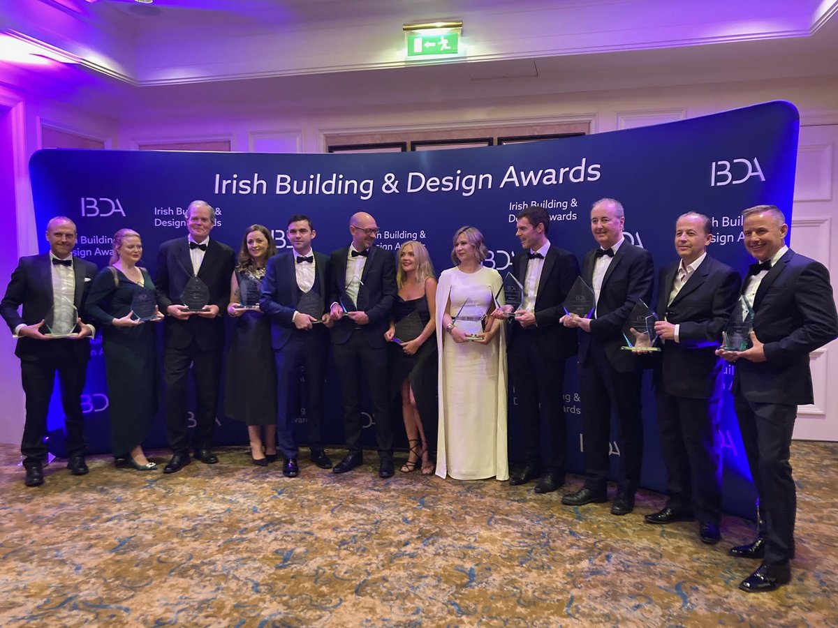 reddyarch's tweet photo. Absolutely delighted in the office today! In case you missed it, Reddy Architecture + Urbanism won two awards at the Irish Building & Design Awards 2022 on Friday evening.
#IBDA #IBDA22 #IBDA202 #IrishBuildingAwards #awards #irishbuildinganddesignawards
1/2 https://t.co/zkLMLMNd2e