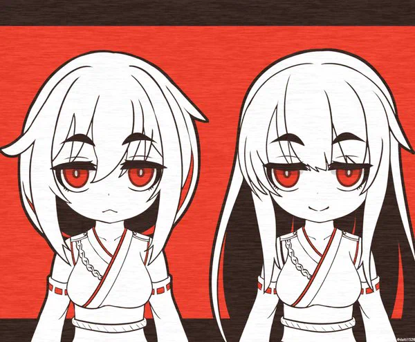 #このタグをみた人はド正面イラストを貼るめっちゃお気に入りだゾ 