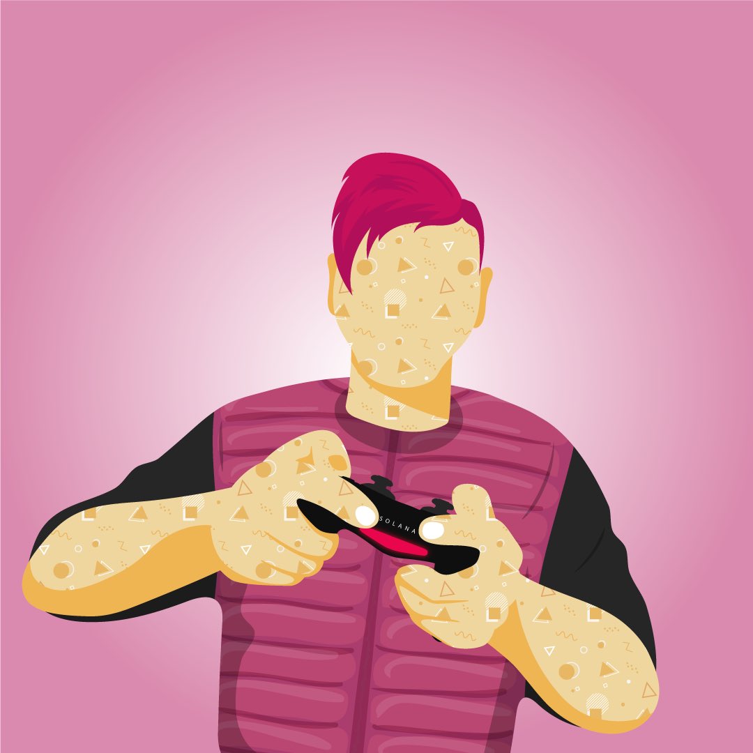 GM fam #Sneakpeek from our PFP collection. Are you ready for the game 🎮? 

#Solana #GameNFT