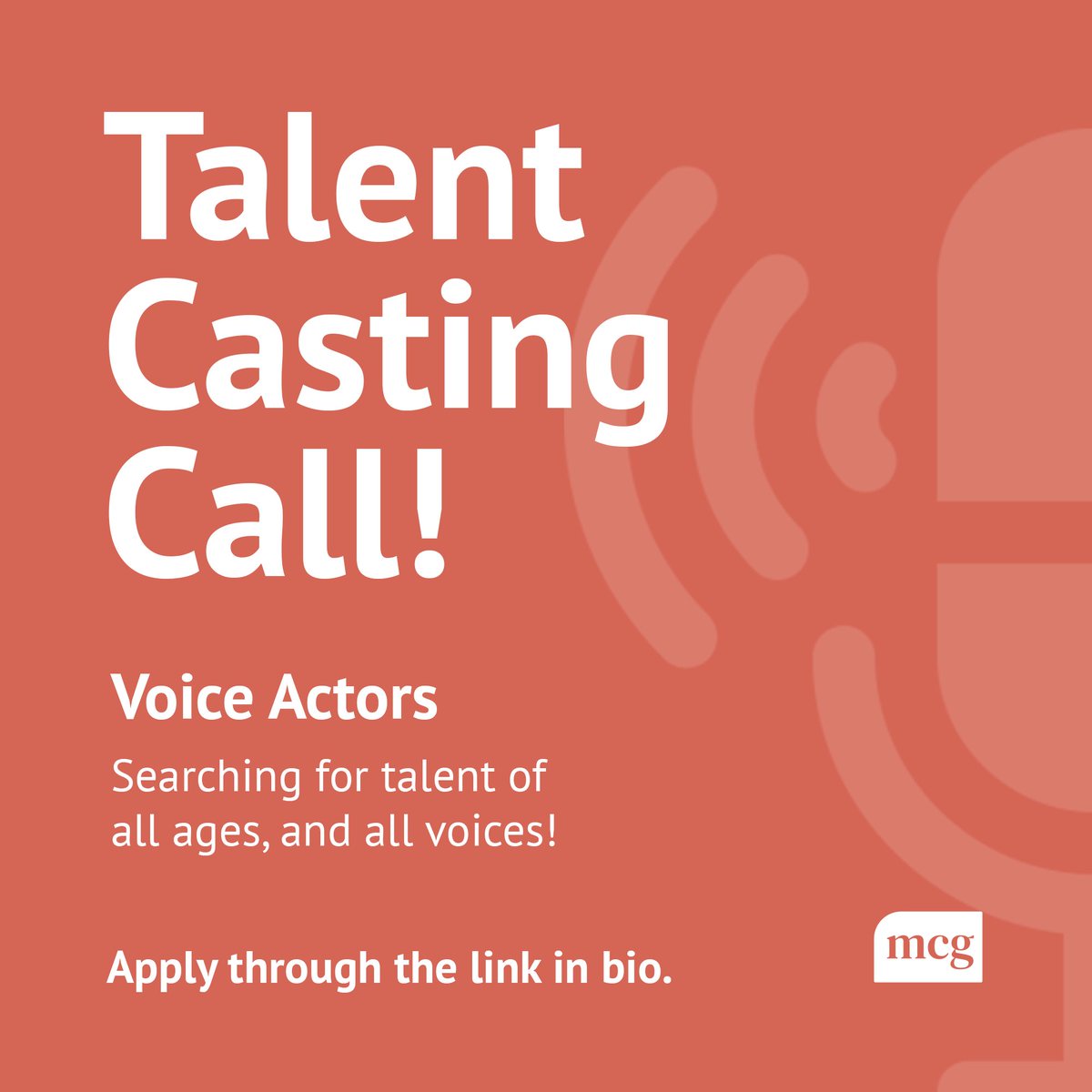 We’re looking for voice actors for various projects! 

For more information, send us a DM. 

Apply through the link below:
forms.gle/f7kpAwFTBVLrqU…