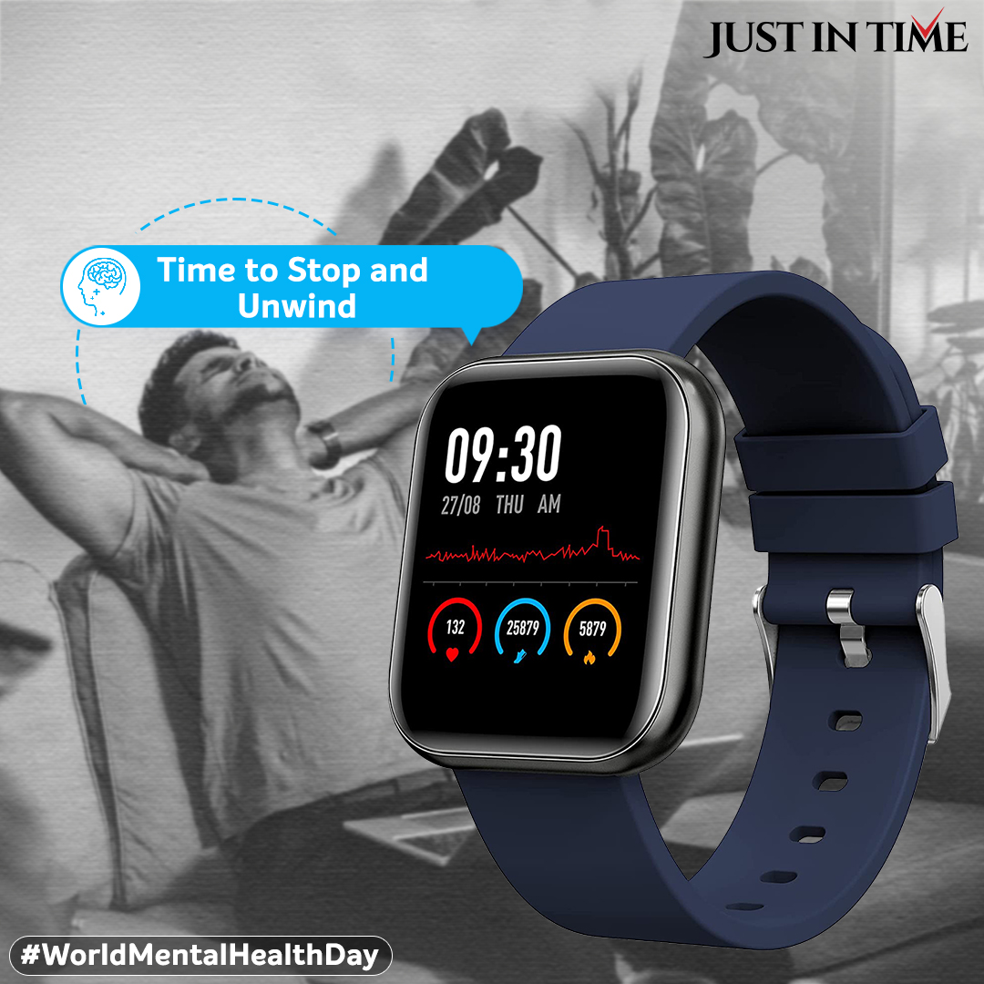 justintimewatch's tweet photo. Take Time off and focus on your Mental well-being 📴 #WorldMentalHealthDay
.
.
.
#JustInTime #JustInTimeWatches #JustInTimeWatchStore #WorldMentalHealthDay #MondayMotivation #MentalHealthAwareness #SelfCare #MentalHealthMattes #Positivity #TopicalSpot #Trending #TrendingNow https://t.co/qNJ7ZqJDg4