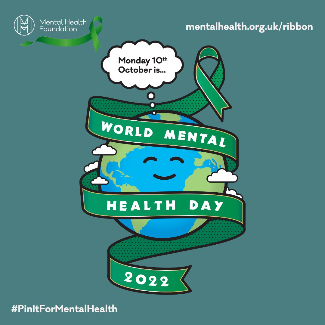 It’s World Mental Health Day 🌎. An opportunity to talk about mental health. To share tips & advice. And to let people know that it’s okay to ask for help if you’re struggling 💚. #WMHD #MentalHealth #WorldMentalHealthDay