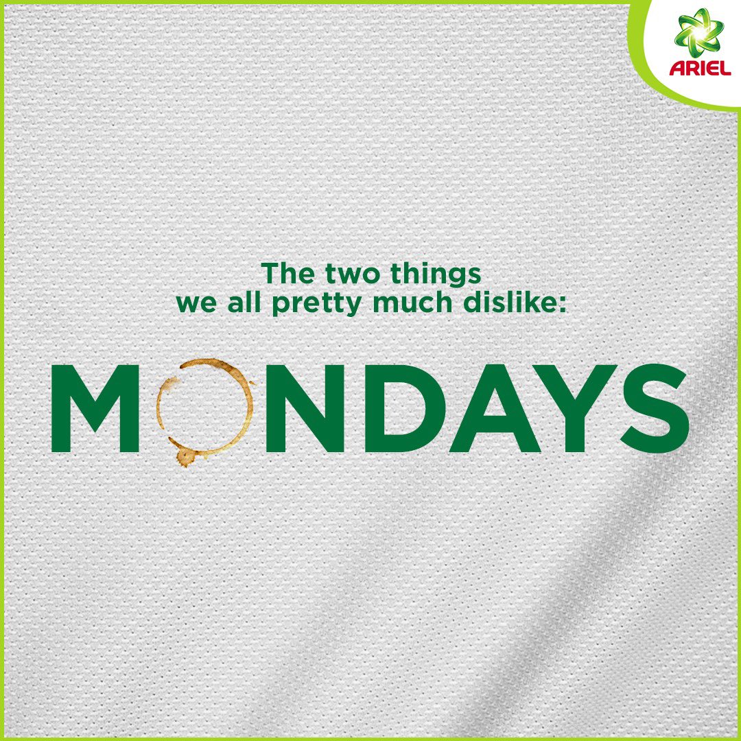 Can deal with Monday, but what if it turns out to be stain day? Do you have a stain story? Share them in the comments below. #Ariel #ArielIndia #RelatableMondays #MondayBlues #Stains