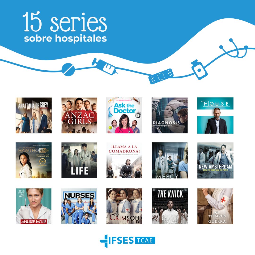 15 series sobre hospitales para comenzar a ver esta semana (y hacer una maratón este miércoles) 👇🎥

💬 ¿Cuál es tu favorita? ¿Nos recomiendas alguna otra?