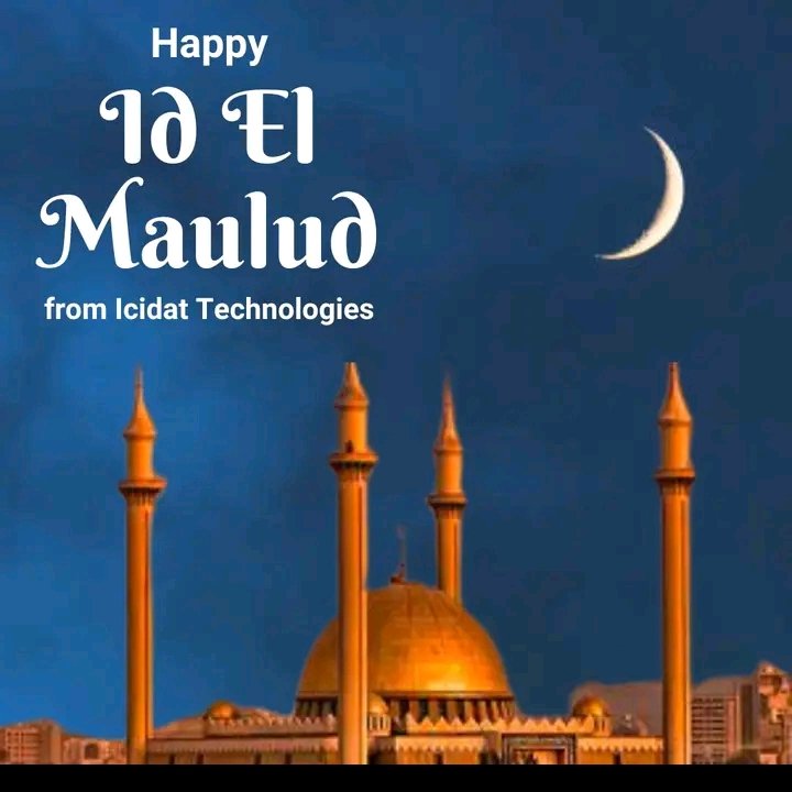 gideonkings_'s tweet photo. Compliments of the Season from all of us at Icidat Technologies.
Don't forget to show love this season and put a smile on someone's face.
Happy Id El Maulud.
@Abubakarb330
#IdElMaulud2022
#hubofpossibilities #techcommunity #ICIDAT #icidattechnologies #startups ##techcompany https://t.co/6SKj1ivUAR