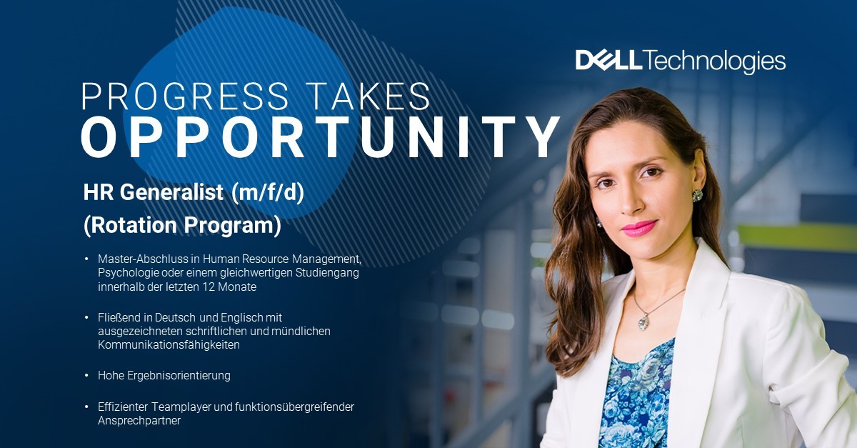 Du hast gerade dein Studium beendet und suchst nach einem Einstieg im HR?

Weitere Informationen und die Möglichkeit dich direkt zu bewerben findest du unter: 
dell.to/3UMoSMu
#IWork4Dell