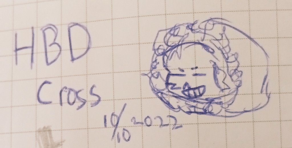 WeirdJean's tweet photo. Ayy, Happy Birthday CROSSaint Boy :) (I have No regret calling Him Crossaint) #CrossXtale #undertaleFanart i swear This art is Sucks :') https://t.co/N8yIs1cRoX