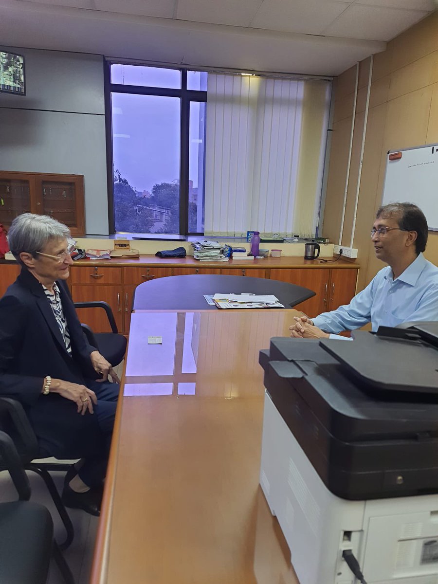 IFCPAR/CEFIPRA (@ifcpar) on Twitter photo Third lecture under CEFIPRA Lecture Series at Indian Institute of Technology (IIT), Madras by Prof.Sylviane Muller.
She also had interaction with Prof. Guhan Jayaram, Head of Department of Biotechnology, IIT Madras.
<a href="/iitmadras/">IIT Madras</a> <a href="/FranceinIndia/">French Embassy in India 🇫🇷🇪🇺</a> <a href="/IndiaDST/">DSTIndia</a> <a href="/CNRSinIndia/">CNRSinIndia</a> Third lecture under CEFIPRA Lecture Series at Indian Institute of Technology (IIT), Madras by Prof.Sylviane Muller.
She also had interaction with Prof. Guhan Jayaram, Head of Department of Biotechnology, IIT Madras.
<a href="/iitmadras/">IIT Madras</a> <a href="/FranceinIndia/">French Embassy in India 🇫🇷🇪🇺</a> <a href="/IndiaDST/">DSTIndia</a> <a href="/CNRSinIndia/">CNRSinIndia</a>