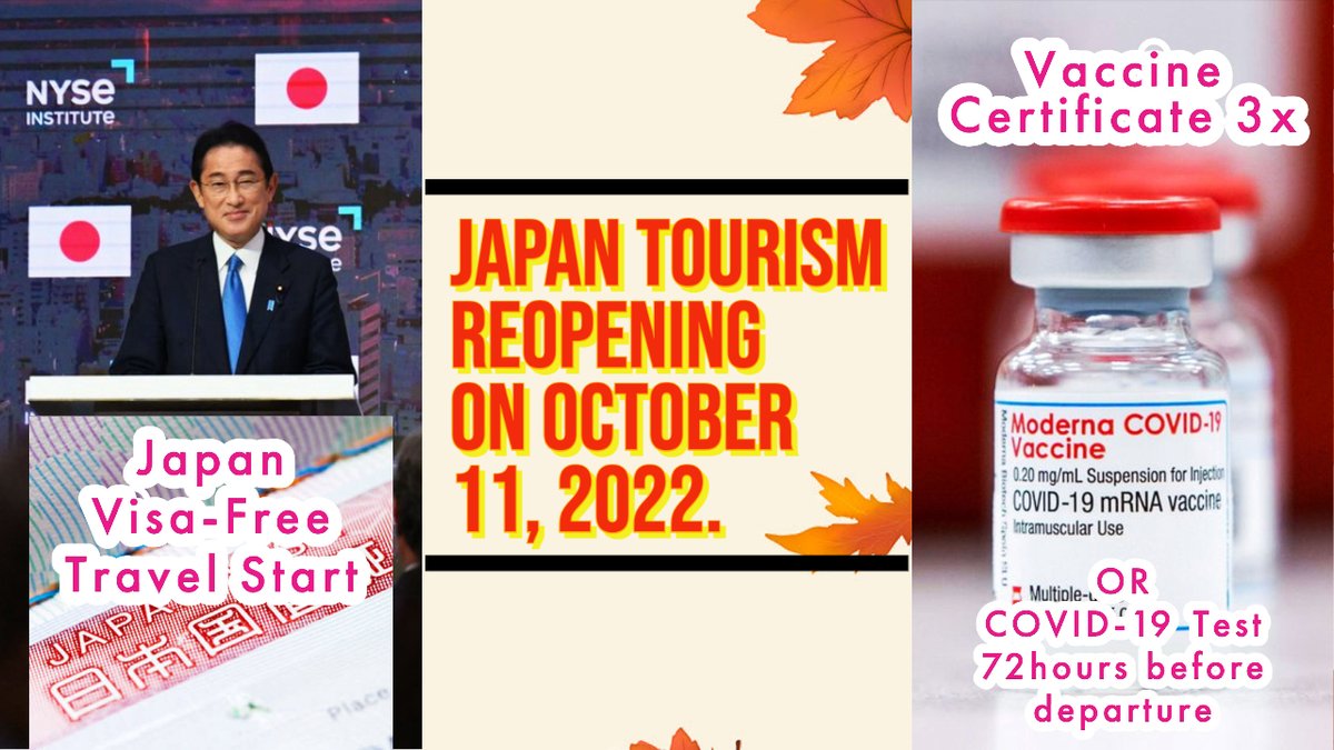 BeautysofJapan's tweet photo. Finally! Tomorrow Reopening of Japan Tourism - October 11, 2022, https://t.co/wcDpsIdZAb
#japan #japannews #youtubechannel #japantravel #JAPANTOUR #japanreopen https://t.co/f1MJNARsxO
