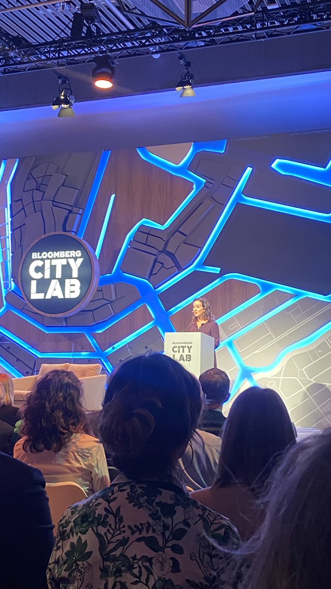 Amsterdam #FemkeHalesma advocating for the necessary role of Cities in supporting the entrepreneurial citizen 
#citylab2022 
<a href="/BloombergDotOrg/">Bloomberg Philanthropies</a>