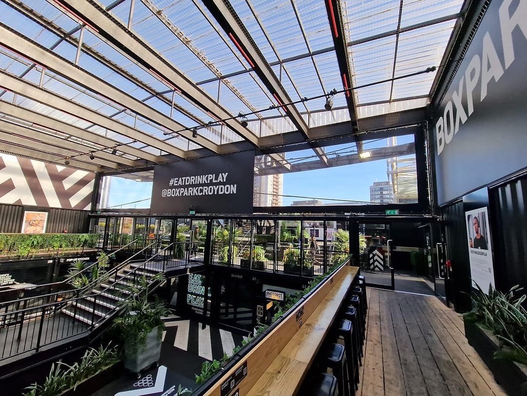 MediaAbseiling's tweet photo. Clear banner installed onto Boxpark to help keep some of the cold weather out! #banner #weatherproofing #events #eventsdecor #london https://t.co/CGcsvsoXUh