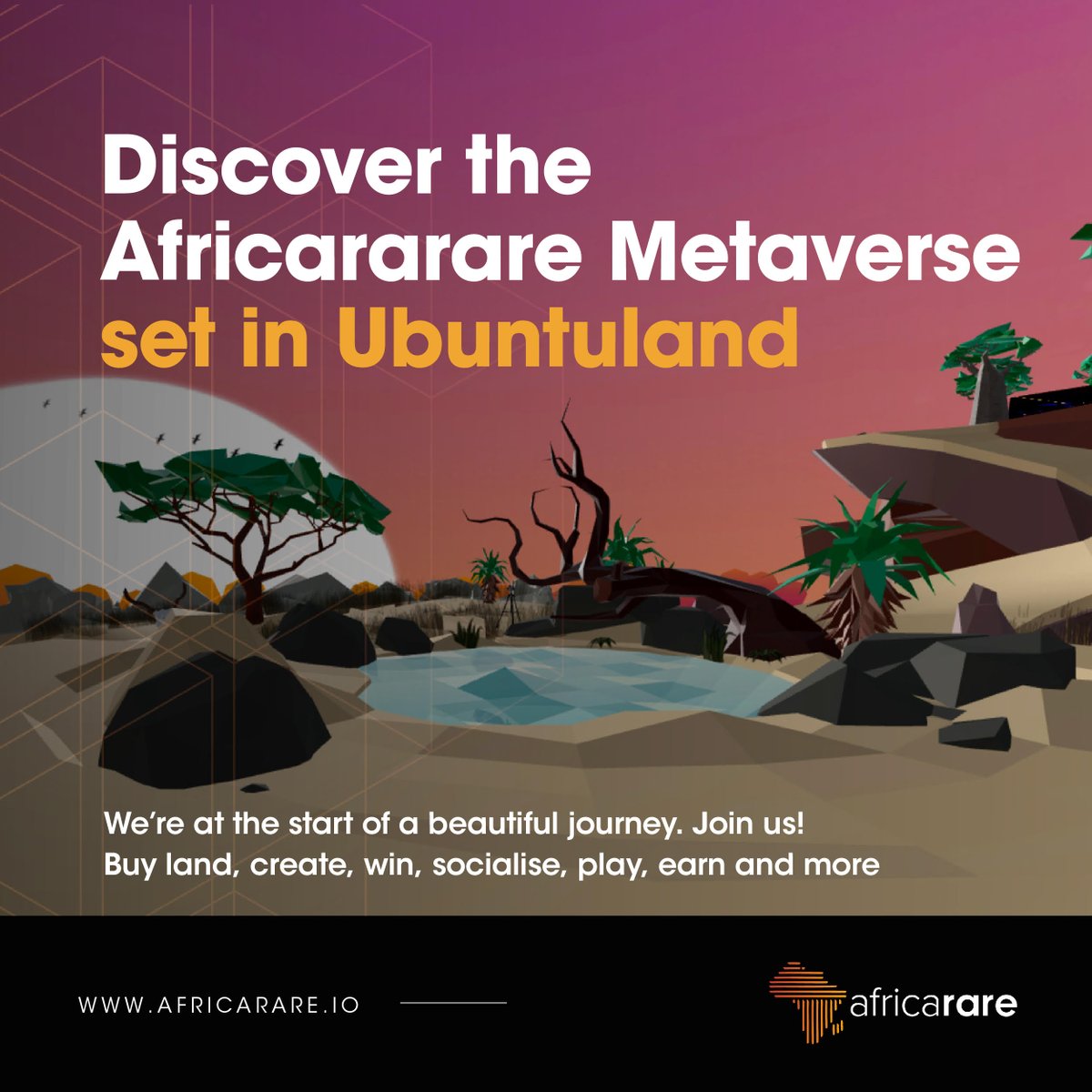 We are on a beautiful journey, more updates and launches will be announced in the coming weeks.

#africarare #ubuntuland #partnerships #futureproofafrica #earlysettler