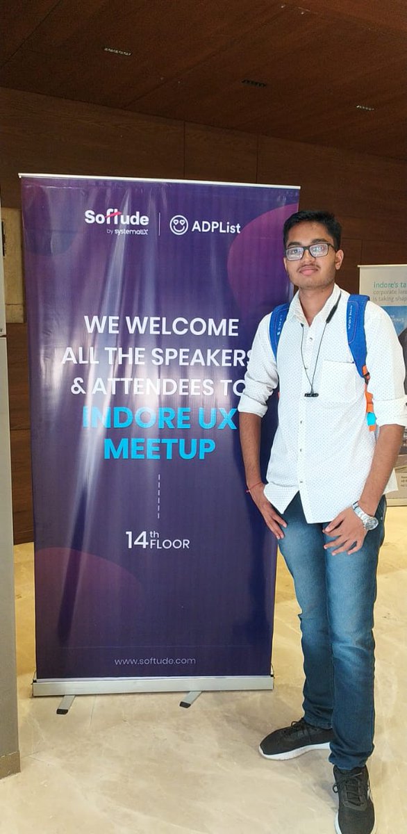 asl_ux24's tweet photo. Met with wonderful speakers and UX designers, it was wonderful experience listening to them @iamrohanmishra @VasudhaShah_ , Garima Mehta,@Shree Ransubhe
Also thanks to @ADPList and @Softude_ for organising this.
Hoping for more such UX meetup
#uxmeetup #uxdesign https://t.co/ij9EEbsiXH