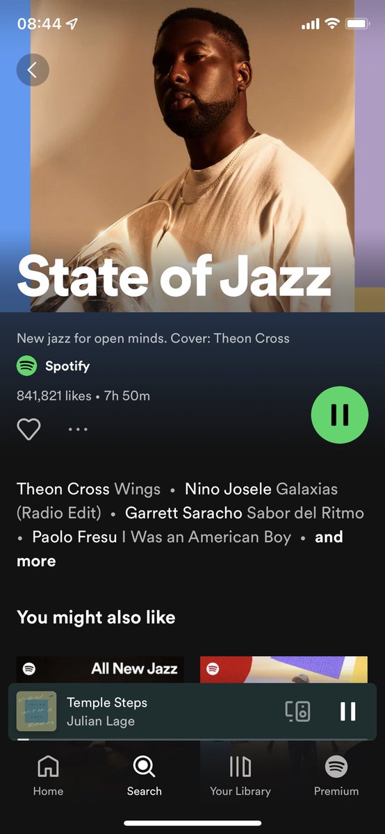 AntLawGuitar's tweet photo. Thanks @Spotify for adding our (🐜 & @abhitchcock) song to these 2 editorial playlists! 🎧https://t.co/ji9z2Taujr 🎧 @OutsideInMusic @LydiaLiebman @ingedepauw #stateofjazz #spotify (Yo @TheonCross👋) https://t.co/6YsCZ1frpi