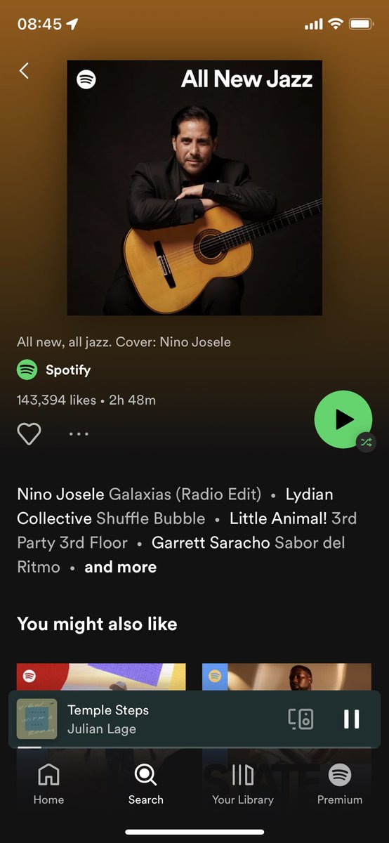 AntLawGuitar's tweet photo. Thanks @Spotify for adding our (🐜 & @abhitchcock) song to these 2 editorial playlists! 🎧https://t.co/ji9z2Taujr 🎧 @OutsideInMusic @LydiaLiebman @ingedepauw #stateofjazz #spotify (Yo @TheonCross👋) https://t.co/6YsCZ1frpi