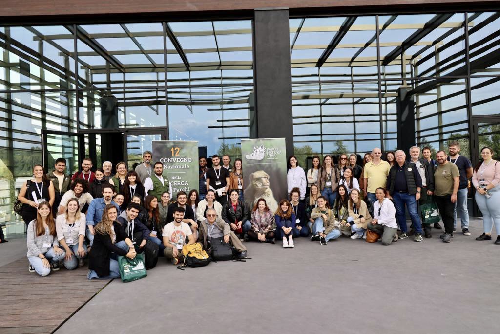 ParcoNaturaViva's tweet photo. Pensavate che avessimo finito con le facce da #convegnoricerca12, eh? E invece no, non vogliamo lasciarvi andare 🤩 Sappiate che senza di voi, niente sarebbe stato possibile. Voi siete il presente e il futuro della #conservazione delle specie a rischio #estinzione. Grazie! https://t.co/UqA1kEelNo
