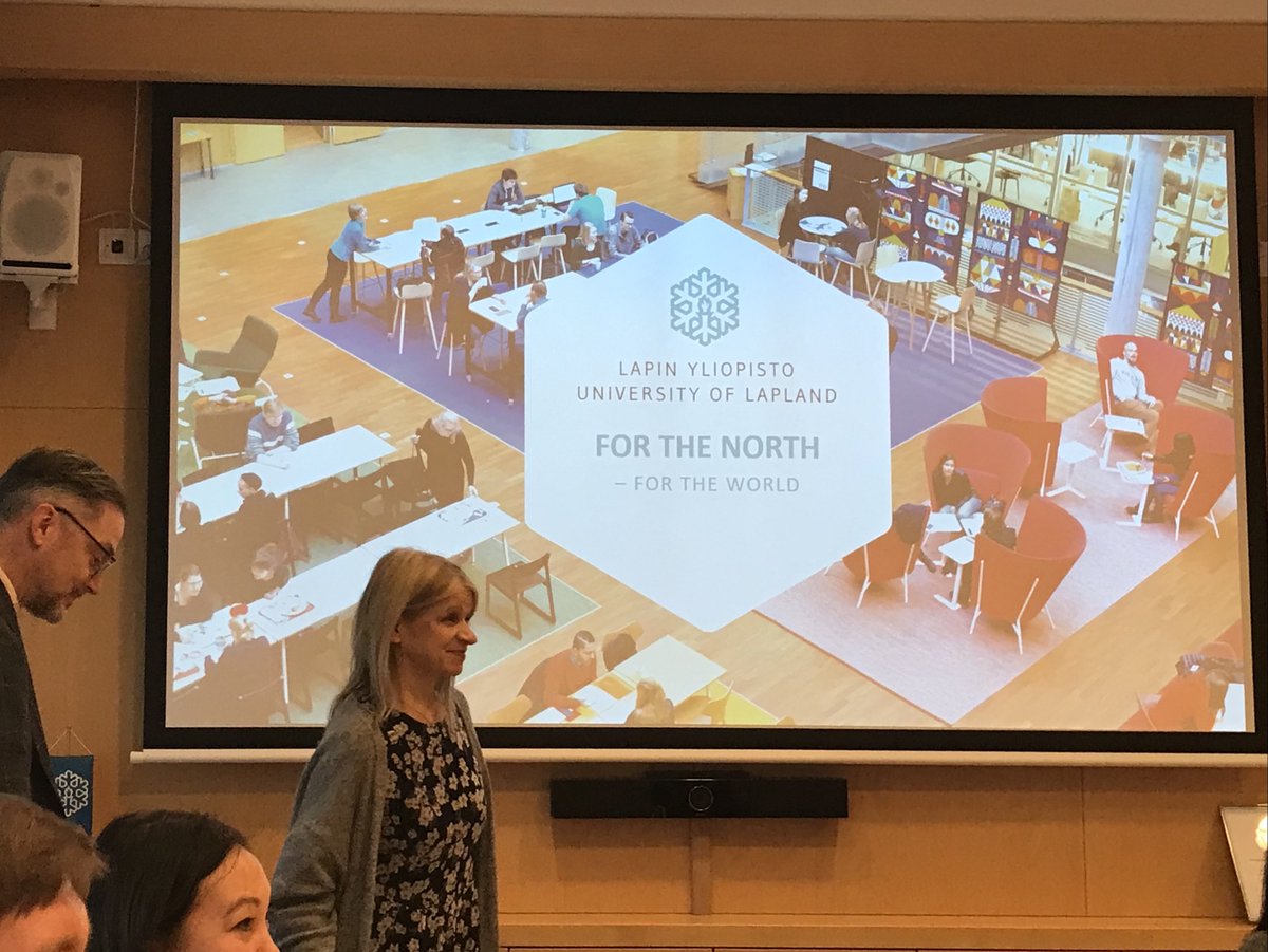 anthonyspeca's tweet photo. Wonderful to be in Rovaniemi, Finland, representing @laerainstitute and @polaraspect in @UW Circumpolar Civic Education project workshop - now visiting @ulapland - northernmost uni in EU and headquarters for @uarctic https://t.co/1oGVENh4sh
