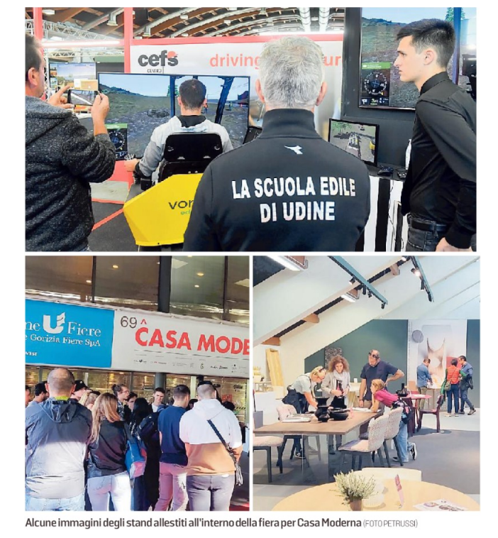 ConfindustriaUd's tweet image. A #CasaModerna s'impara anche a guidare un escavatore: competizione promossa dal #Cefs, merito di un software che consente di partecipare a una gara a punti tramite un'esperienza virtuale e immersiva via @messveneto #formazione #sicurezza #Udine #innovazione #edilizia