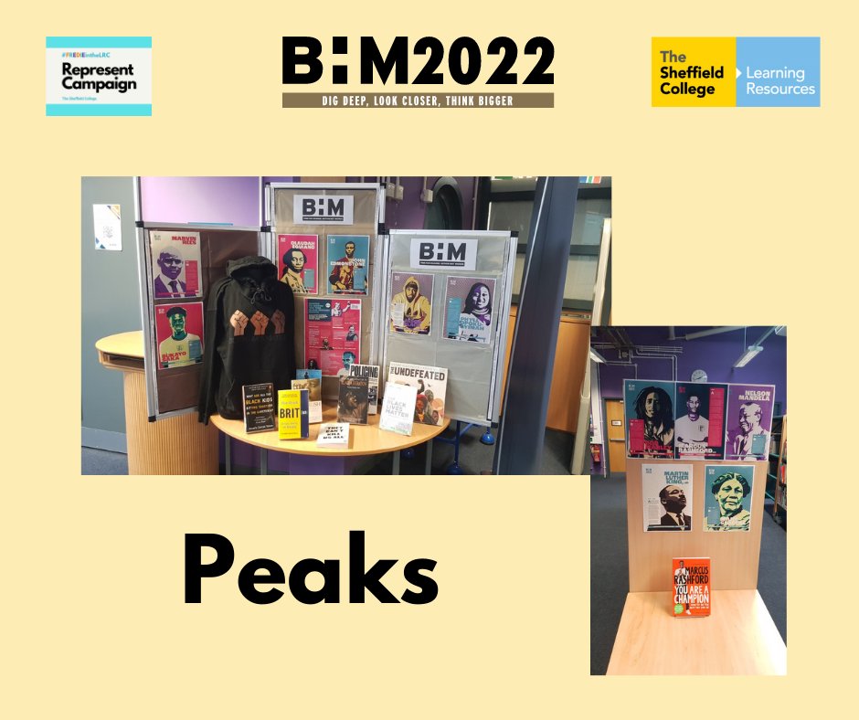 SheffColLib's tweet image. Our #BlackHistoryMonth displays are ready. Pop into your LRC to take a look.