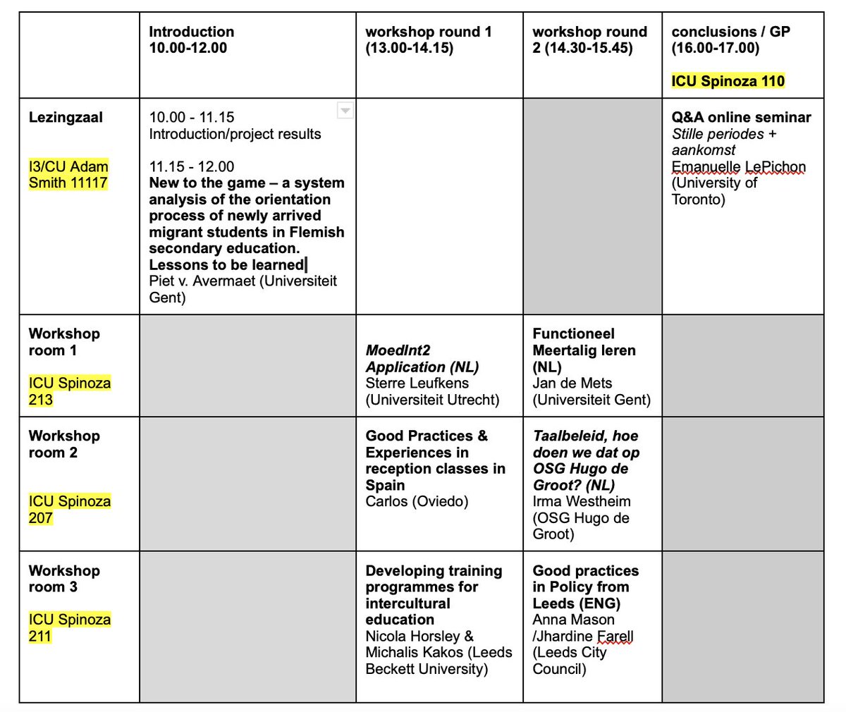 Full program now available! ⬇️🤓🥳⬇️
👨‍🎓 Piet v. Avermaet, Emanuelle LePichon
🌍 Utrecht University College (ICU Spinoza, ICU Adam    
        Smith)
🗓️ 19 Oct 2022 (10.00 - 17.00)
🖊️ Register: forms.gle/nutamuAuLdLKvP…

#Edina #LOWAN <a href="/EUErasmusPlus/">Erasmus+</a>