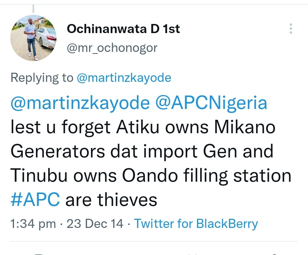 Oserume1's tweet photo. In all the digging, these Two "golden Tweets" stand out. It is unfortunate that these 2 scumbags are now supporting same Atiku🤮🤮🤮 https://t.co/McgqtkGUvK