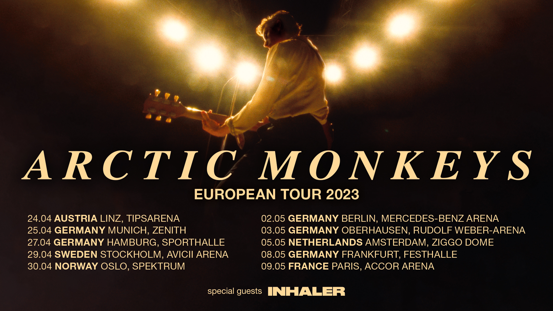 Arctic Monkeys on Twitter "Arctic Monkeys announce their European Tour