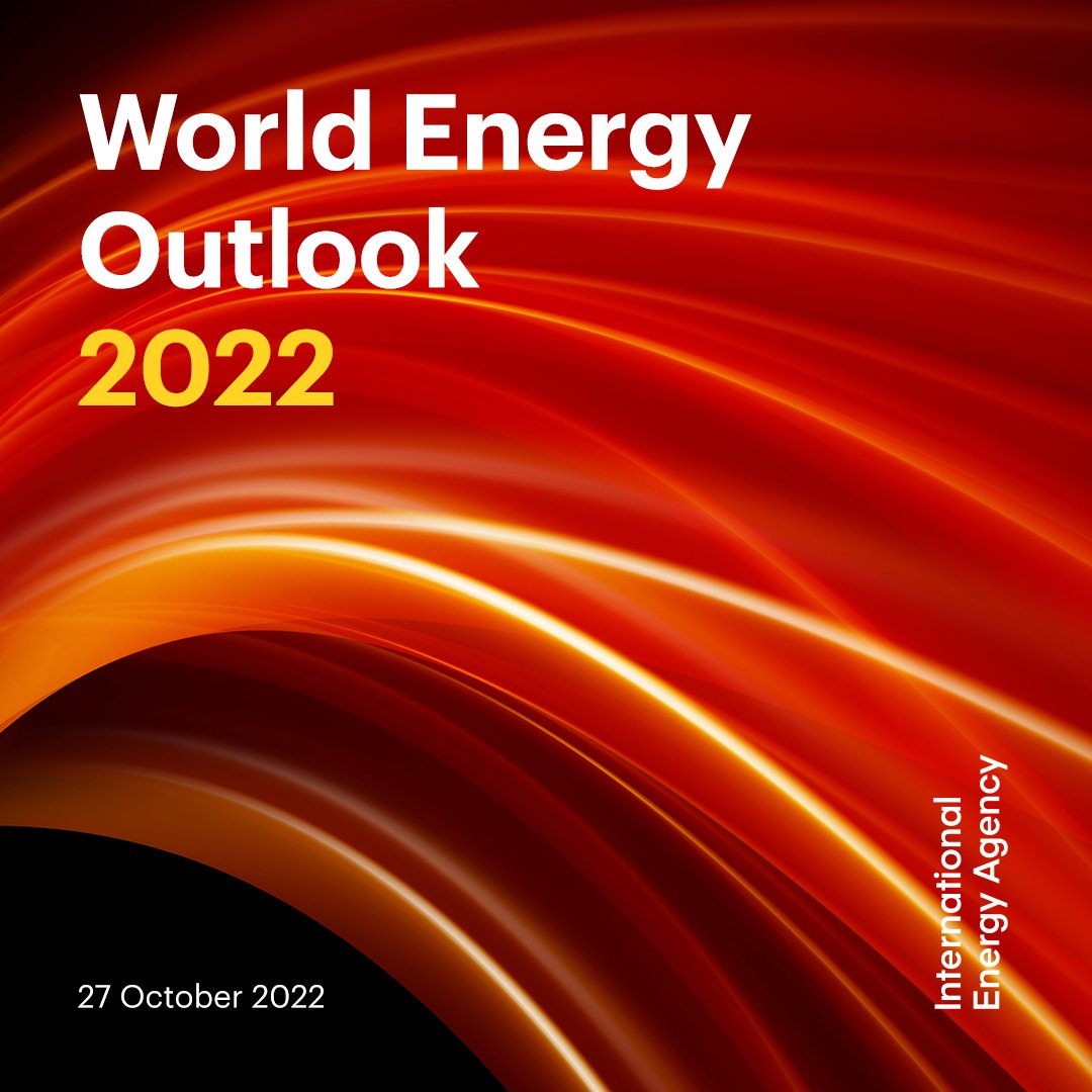 Save the date! @IEA’s World Energy Outlook 2022 will be released on 27 October The gold standard of energy analysis will offer fresh insights on the global energy crisis, its impacts & what needs to happen to make it a turning point towards a cleaner & more secure energy future