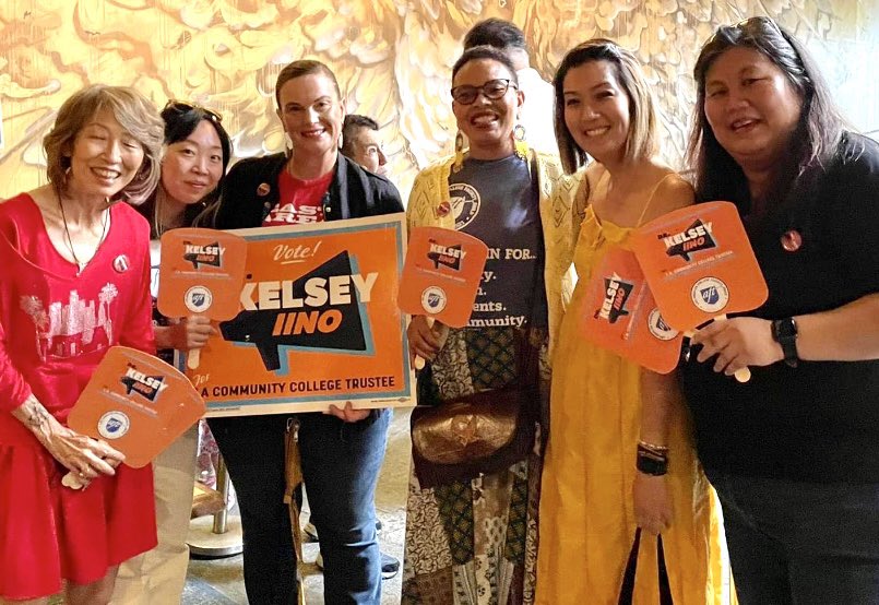 Vote Kelsey Iino for <a href="/laccd/">Los Angeles Community College District</a> Trustee seat 7!   Ballots are out.  Great event at Boomtown Brewery last night w/ <a href="/aft1521/">LA College Faculty Guild</a> <a href="/UTLAnow/">United Teachers Los Angeles</a> #UnionStrong <a href="/CFTunion/">CFT</a> <a href="/LRCFT2279/">Los Rios College Federation of Teachers</a>