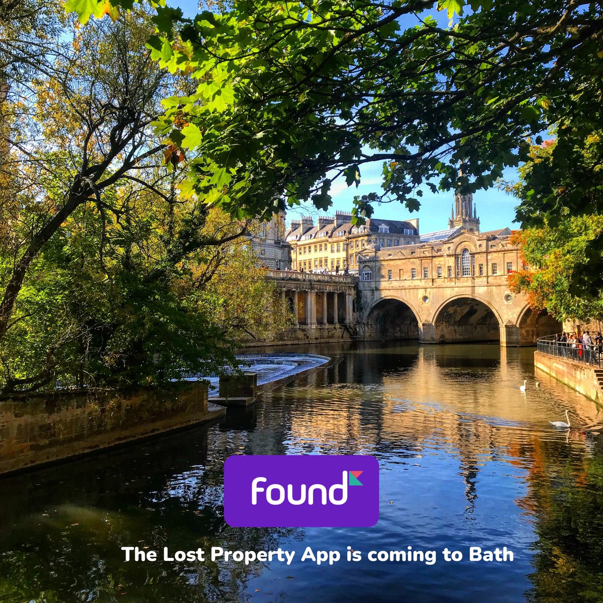 FoundTweets's tweet photo. Found is growing its community of lost property partners in Bath!

Found's team will be in Bath all week, meeting local businesses and introducing them to Found. If you would like to meet them and learn about our lost property app, get in touch!

#startup #lostproperty #Bath https://t.co/Mze6NhdAdM