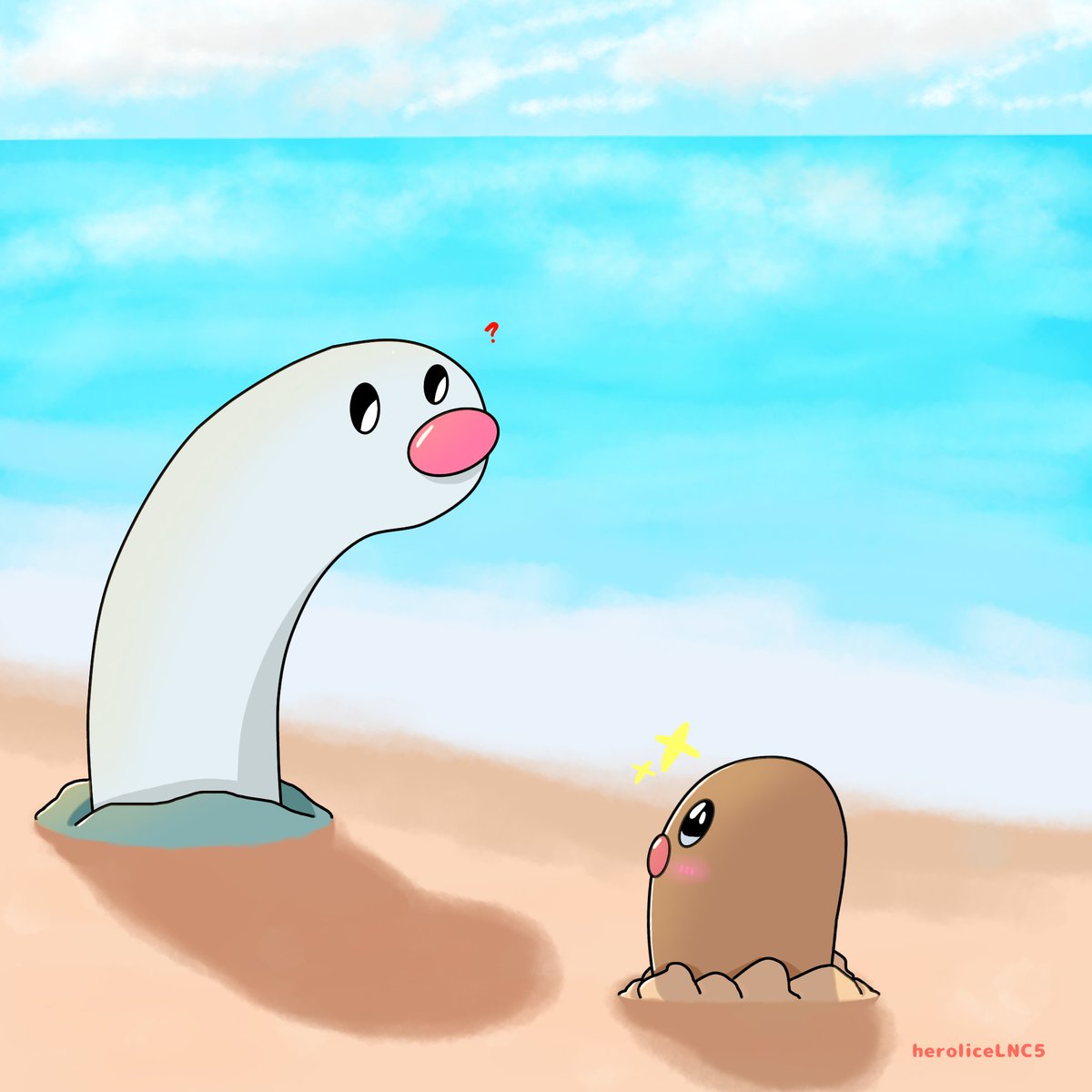 heroliceLNC5's tweet image. Wiglet and diglet 
..
..
Tags..
#wiglett #diglet #pokemon #paldeanform #digitaldrawing #digitalart #drawing #art #artwork #artist #paint
