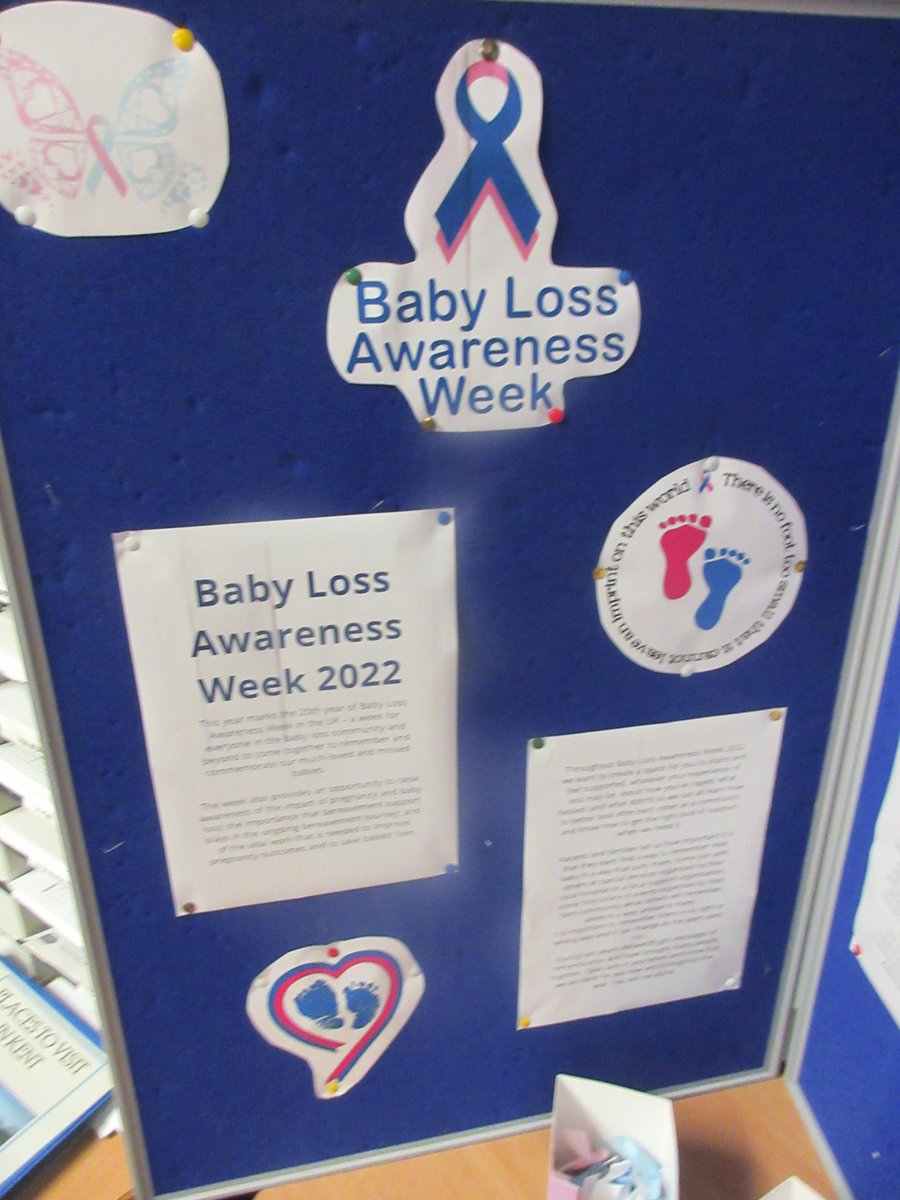 HMPESuttonPark's tweet photo. This week has been Baby Loss Awareness Week.  East Sutton Park have been remembering this week by wearing blue and/or pink ribbons in memory of their loved ones. #pinkandblue #BLAW https://t.co/aML3WCAwEB