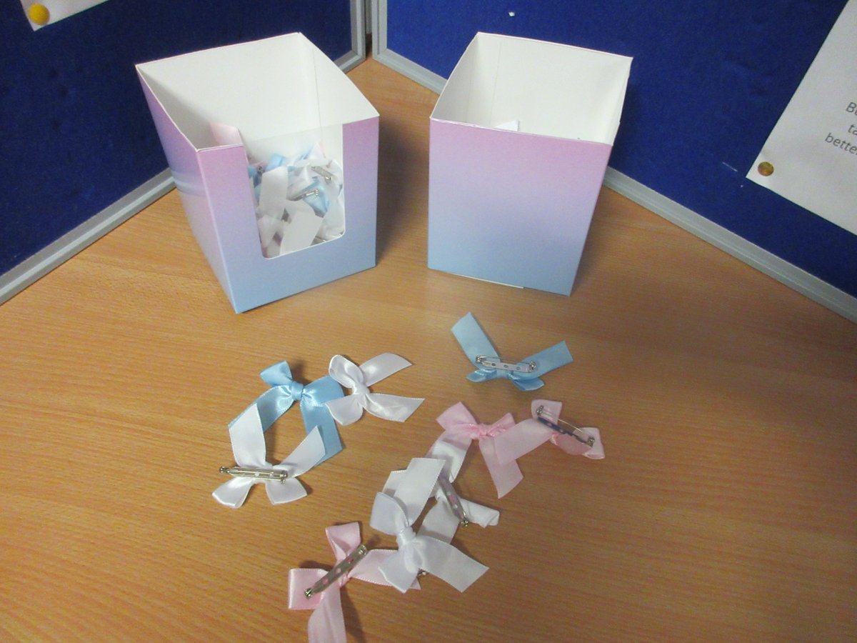 HMPESuttonPark's tweet photo. This week has been Baby Loss Awareness Week.  East Sutton Park have been remembering this week by wearing blue and/or pink ribbons in memory of their loved ones. #pinkandblue #BLAW https://t.co/aML3WCAwEB