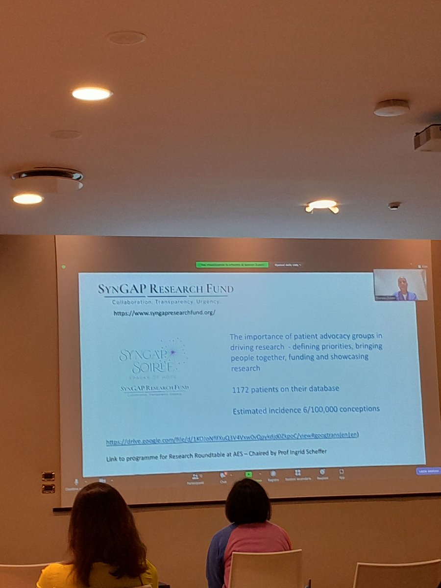 Excellent talk by @sameermzuberi on the phenotypic spectrum of #SYNGAP1-related #epilepsy ‼️

Sameer is highlighting the importance of patient advocacy groups in driving research 💜 - couldn't agree more ‼️
#EpilepsyAwareness #StrongerTogether #RareDisease #Genetics