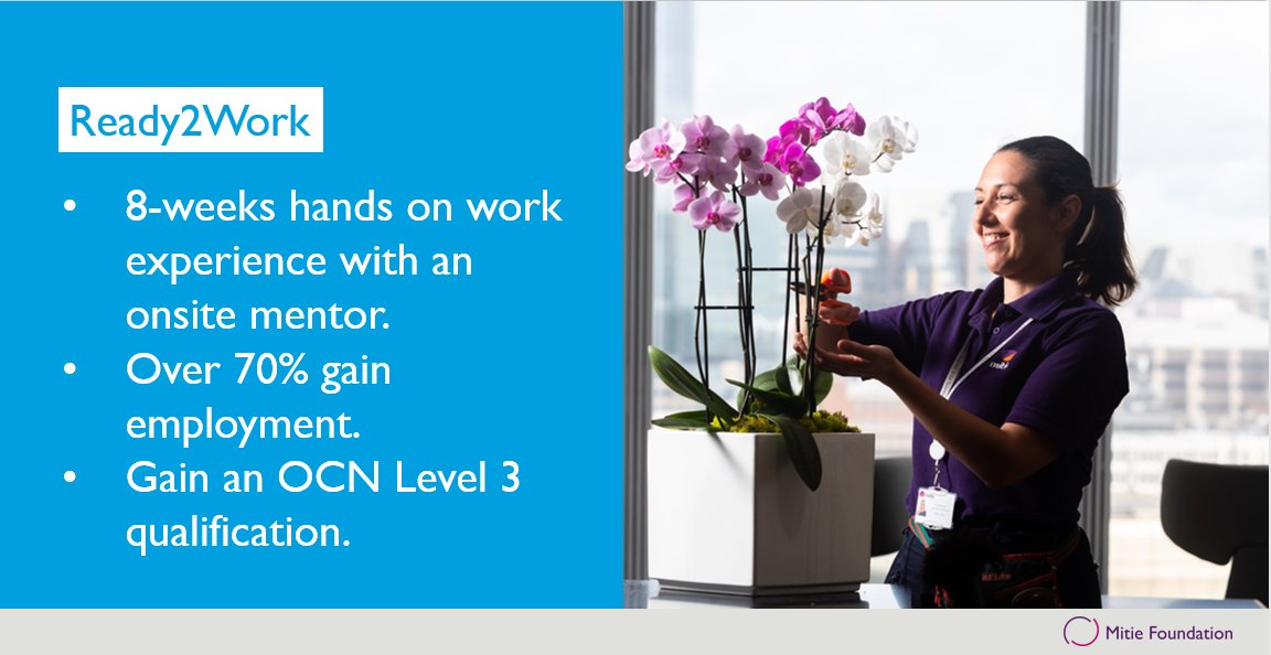 Our #London Open Days are taking place this week &amp; we're excited to meet all our new candidates! 

Want to take part in the Ready2Work programme? Join our virtual Open Day, this Thursday: eventbrite.co.uk/e/429175534577 (tickets are free)

#FacilitiesManagement | #Employment | <a href="/mitie/">Mitie</a>