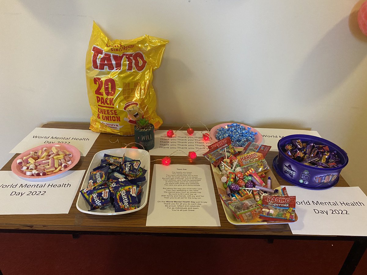 mcdowellisobel's tweet image. #WorldMentalHealthDay a time to say ‘Thank you’ Team Oak for all you do and a reminder to look after yourself and each other too #youcannotpourfromanemptycup @WesternHSCTrust @jpjphotography1