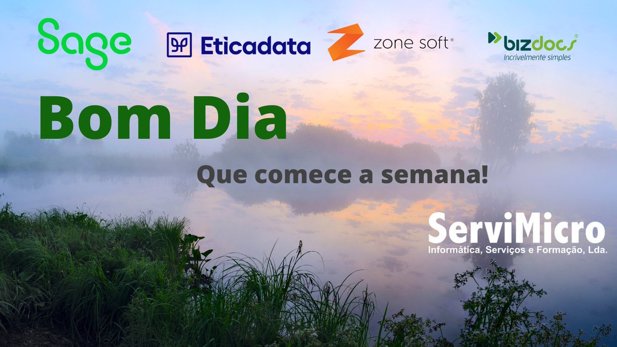 servimicro's tweet photo. Bom Dia! 😄
A Servimicro deseja a todos os seus colaboradores, parceiros e clientes votos de uma Boa Semana. ☀
#servimicro #software #semana #segunda #sage #eticadata #zonesoft #bizdocs #marketingdigital #digitalização https://t.co/hMlutqNM67