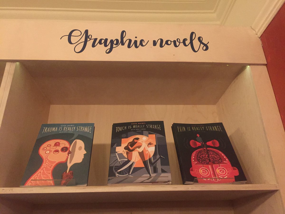 Fantastic to spot the Really Strange series (published by <a href="/Singing_Dragon_/">Singing Dragon Books</a>) at beautiful <a href="/GoldenHareBooks/">Golden Hare Books</a> this weekend! 

Find out more about the series here: uk.jkp.com/pages/really-s…