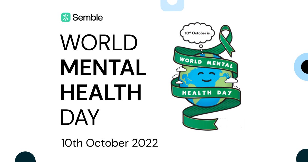 Semble_io's tweet photo. World Mental Health Day 2022
An important issue whether you work in healthcare or any industry. Last week Semble held a well-being workshop where we learnt that talking about mental health should be encouraged both in & out of the workplace
#WorldMentalHealthDay #LifeAtSemble https://t.co/0Uhj3pCmRH