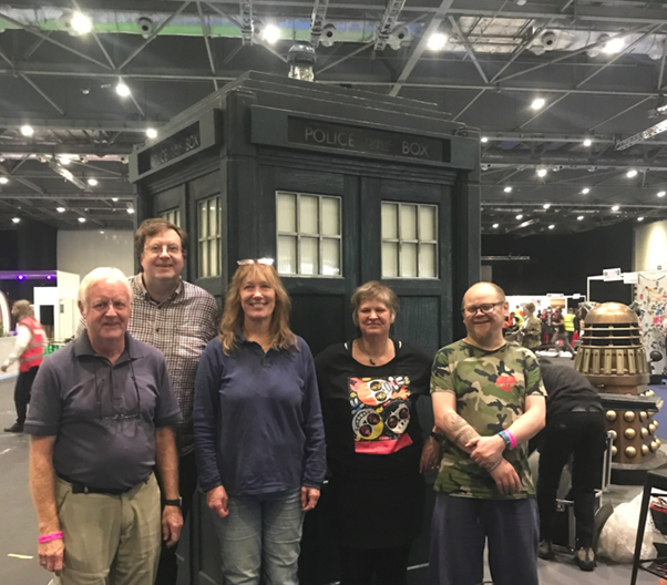 Popped up to London yesterday to collect the <a href="/SRP_UK/">SRP UK</a> kit from #NewScientistLive and say hi to SRP stand volunteers ... and I think we might have found the solution to getting all the kit up to Aberdeen next April for SRP's Annual Conference - not taking the Dalek though