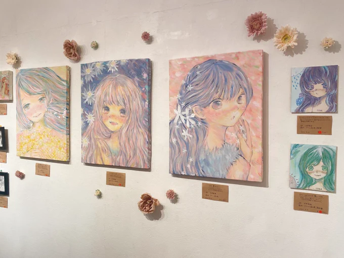 お赤飯さんの #たきたてモチモチお赤飯展にお邪魔してきましたご本人も個展の空間も全部カワイイかったデザフェスのライペも楽しみ個展やりたくなったなぁ〜 
