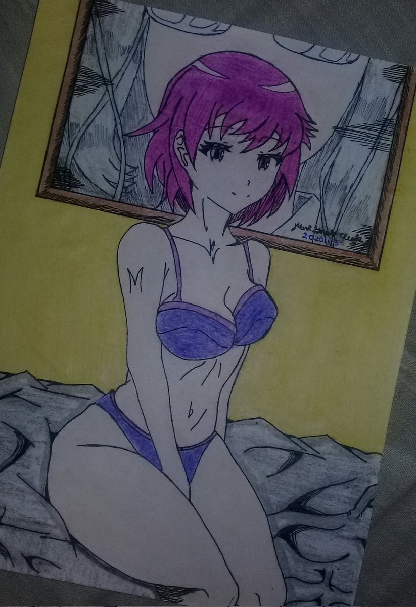 UnyieldingHuman's tweet photo. #art #anime #2dfication #portrait #artwork #traditionaldrawing #sexy https://t.co/JN54ax5kDx