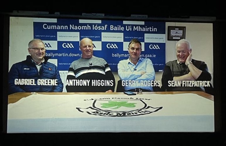 Delighted to attend viewing (and be part of) @ballymartingGAC 100 year anniversary film production. Amazing 2hr long historical recollection, well done to all involved 👏👏👏