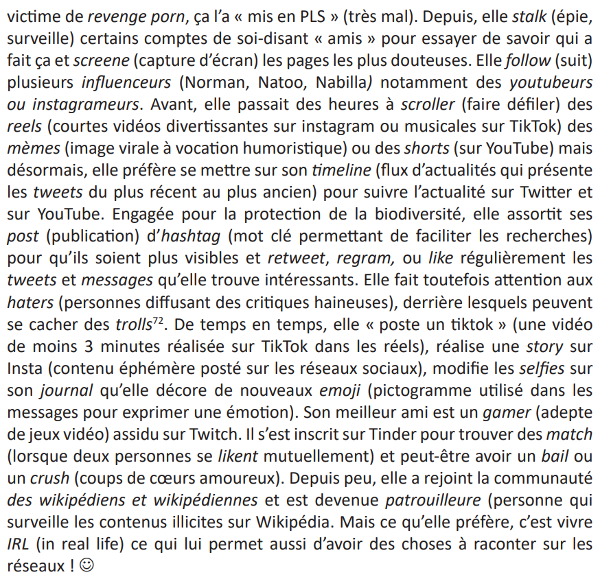 Comment parler "réseau social" ? 
C'est l'un des trucs les plus cocasses que j'ai lu depuis longtemps. Trouvé dans un rapport du Conseil d'Etat