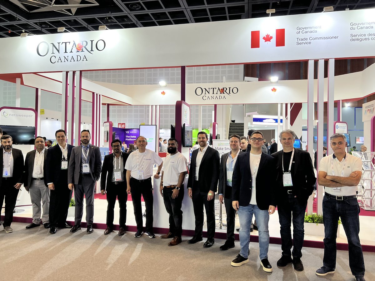 eyadqudsi's tweet photo. Great 14 companies from Ontario exhibiting at GITEX Technology Week, booth # SR-E20.
@Advanced. @CrossConceptInc Continuum (PSA &amp; PPM) @FutureFitAI @GlissnerUV @netsweeper @ONeconomie @PLCGroupInc @Sangoma @springdel @solace spice @ ecosystem @ cable lock connectors @NTGClarity https://t.co/bbnqzPJhLg